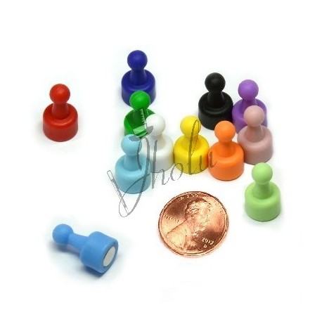 Chincheta Magnética de Color Surtido Set de 12