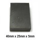 Imán de Ferrita Bloque 40mm x 25mm x 5mm