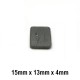 Imán de Ferrita Bloque 15mm x 13mm x 4mm