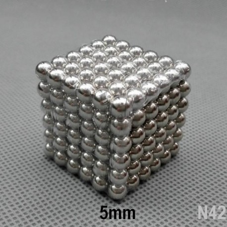 Rompecabeza Magnético NeoCube con Esferas de 5mm Grado N42