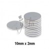 Imán de Neodimio Disco 10mm x 2mm Económico