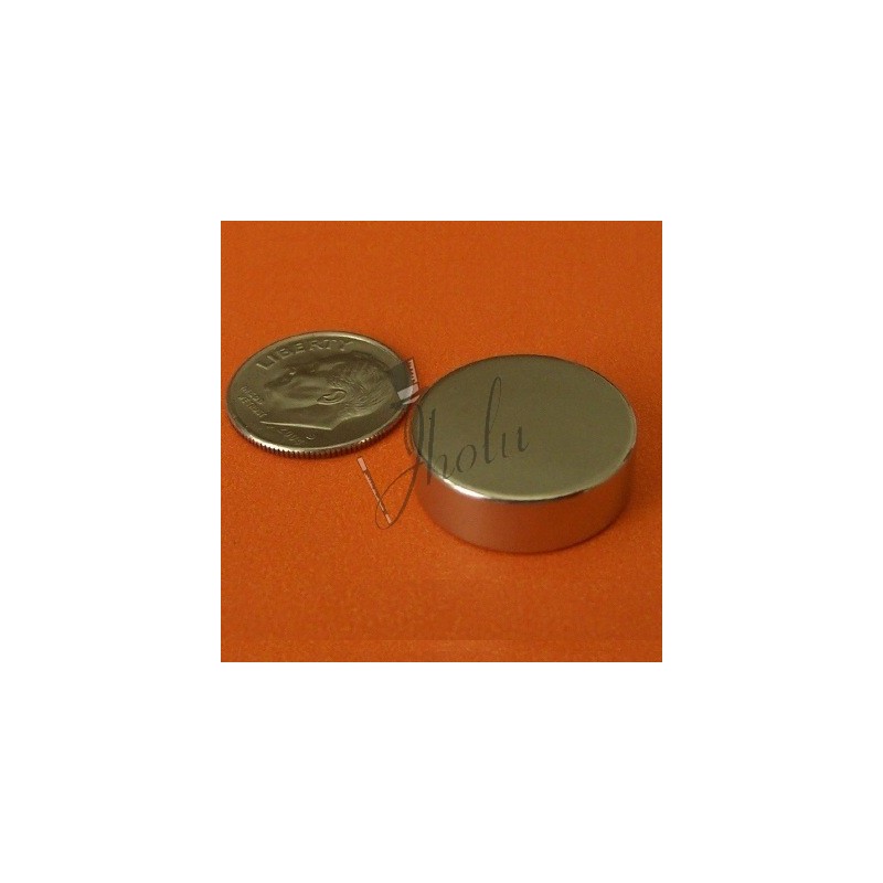Magnete al neodimio N42 da 3/4 x 3/16 di spessore – Tirante da 7,1 kg – Materiale con licenza (confezione da 2