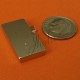 Imán de Neodimio Bloque 1" x 1/2" x 1/8" (25mm x 12mm x 3mm aprox) Grado N45