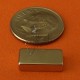 Imán de Neodimio Bloque 1/2" x 1/4" x 1/8" (12mm x 6mm x 3mm aprox) Grado N42