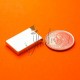 Imán de Neodimio Bloque 3/4" x 1/2" x 1/8" (19mm x 12mm x 3mm aprox) Grado N48