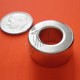 Imán de Neodimio Aro 3/4"OD x 3/8"ID x 3/8" (19mm OD  x 10mm ID  x 10mm aprox) Grado N42
