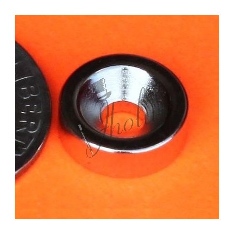 Imán de Neodimio Disco 3/8" x 1/8" con Agujero (10mm x 3mm aprox) Grado N42